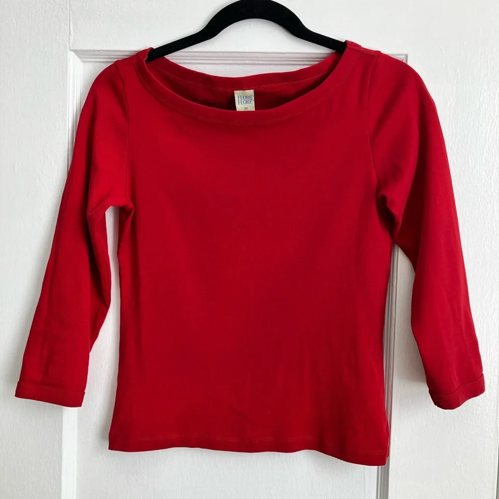 Red Flore Flore Steffi top - Picture 4 of 5